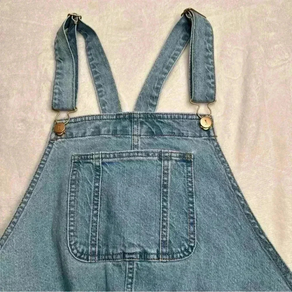 Shortall Maternity Jean Shorts Siz 8 Ingrid & Isabel Light Blue adjustable waist - Picture 7 of 16